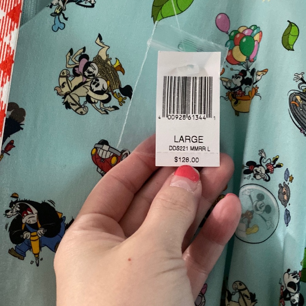 Disney Parks Dress Shop Mickey & Minnie's Runaway Railway Dress large